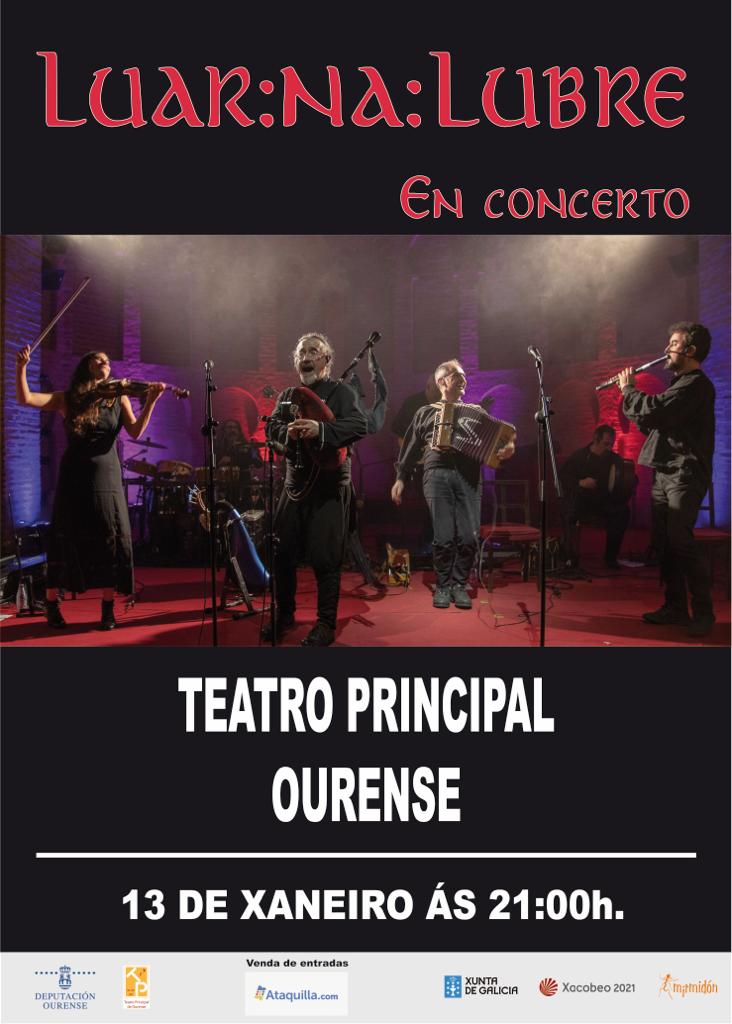 Luar Na Lubre Actuar No Teatro Principal Ourensenarede