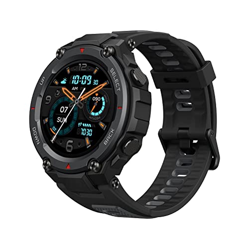 Amazfit T Rex Pro Smartwatch with GPS, 1.3 inch AMOLED display, sports watch...