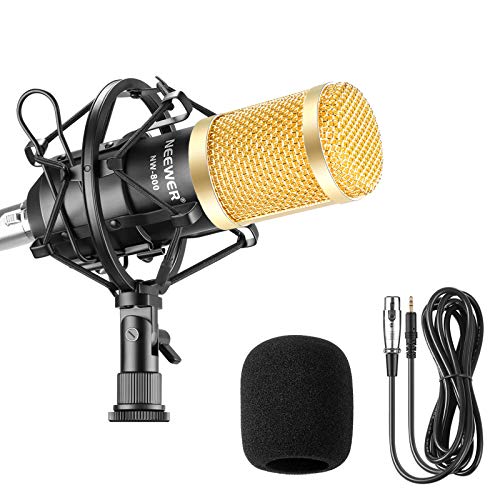 Neewer NW-800 Studio - Micrófono de Condensador Profesional y con absorción de...