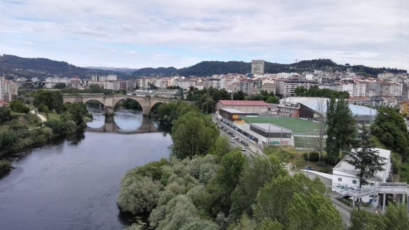 El puente Romano en la ciudad de Ourense