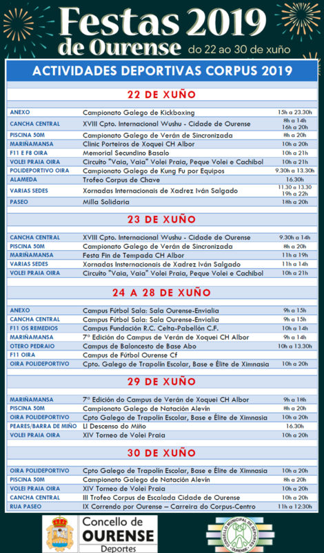 Fiestas Ourense deportes