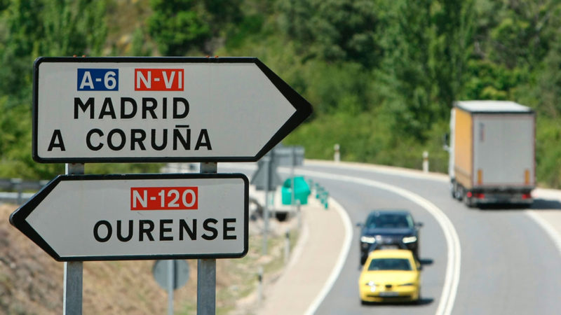 Mejora de carreteras en Ourense