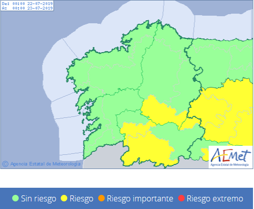 Alerta amarilla en Ourense