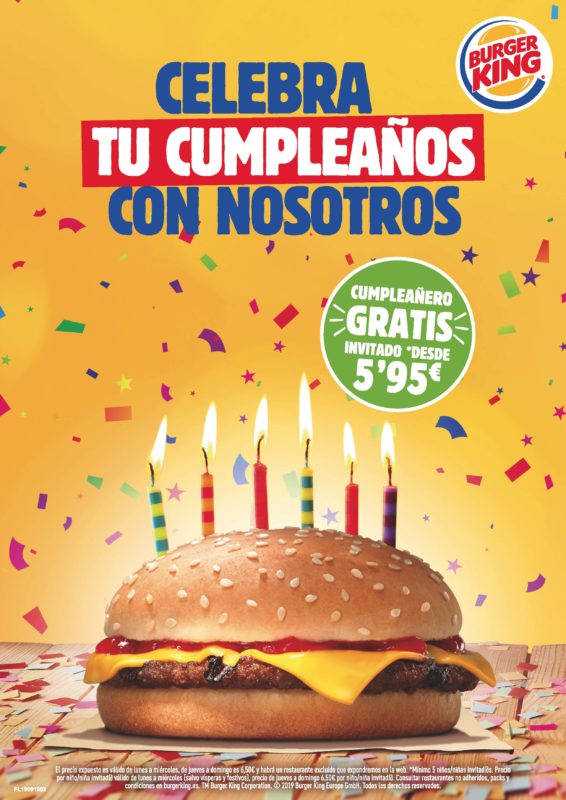 Tu Cumpleaños en Burger King