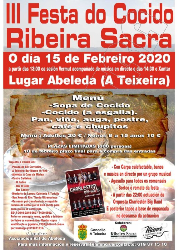 III Festa do Cocido Ribeira Sacra en Abeleda