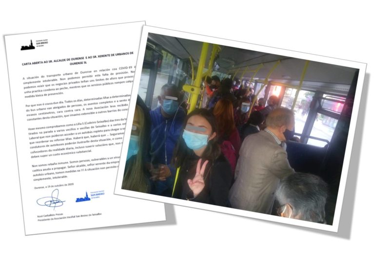 Seixalbo se queja del transporte al alcalde de Ourense