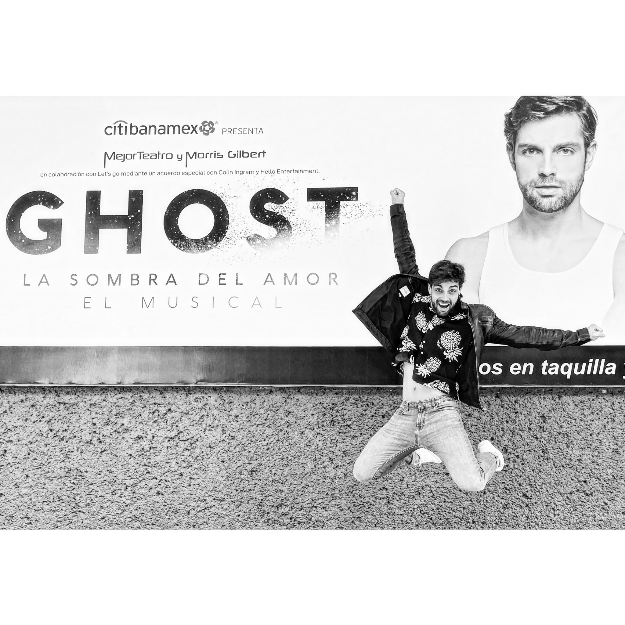 Christian Escuredo llega a México para protagonizar el musical Ghost