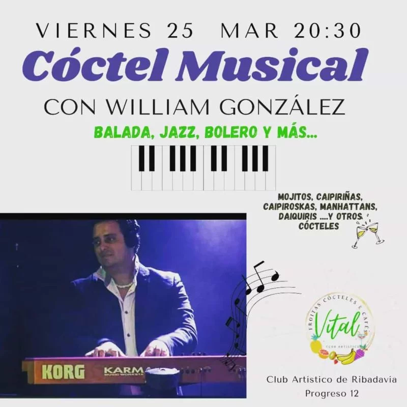 Cóctel musical en el Club Artístico de Ribadavia