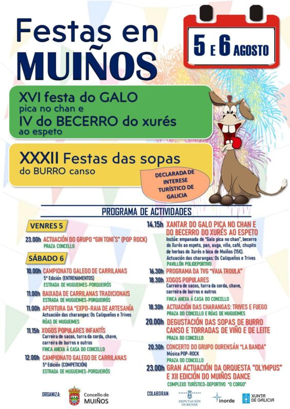 Festas gastronómicas en Muíños