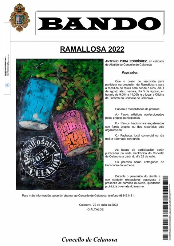 Celanova se prepara para A Ramallosa 2022