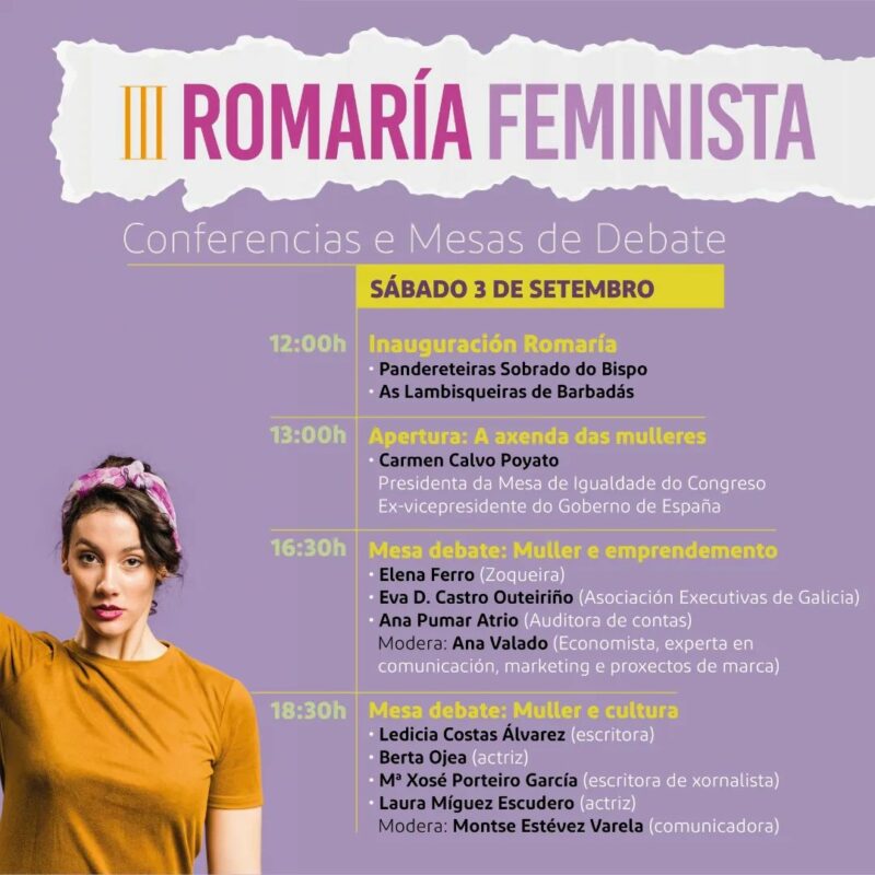 Programa da III Romaría Feminista