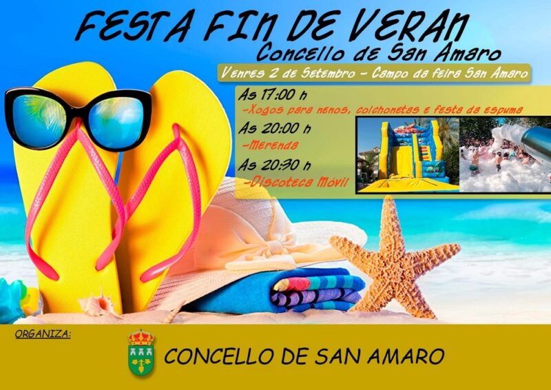 San Amaro despide el verano con una fiesta