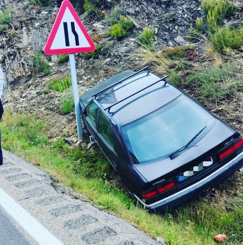 Accidente con heridos en Maceda