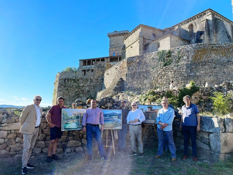 Manuel Carballeira gana el V Concurso de Pintura Rápida de Monterrei