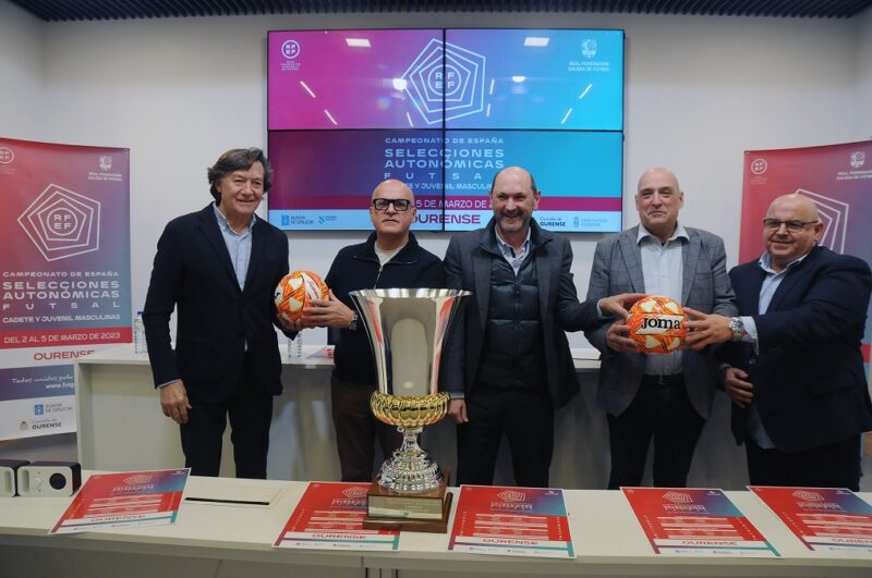 Las selecciones autonómicas de fútbol sala competirán en Ourense