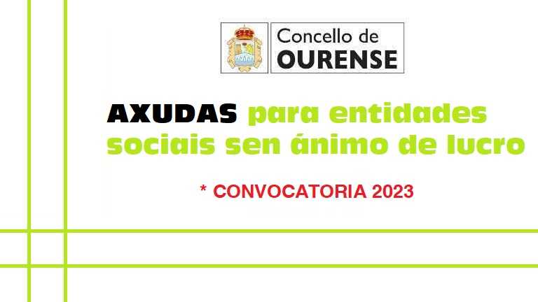 Abre el plazo para solicitar subvenciones en materia de Servicios Sociales