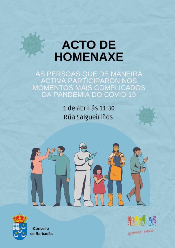 Barbadás recoñece ós heroes da Pandemia