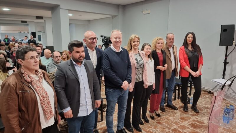 Acto de presentación dos candidatos socialistas da comarca do Carballiño