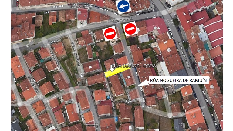 El lunes comienzan las obras en la calle Lobios