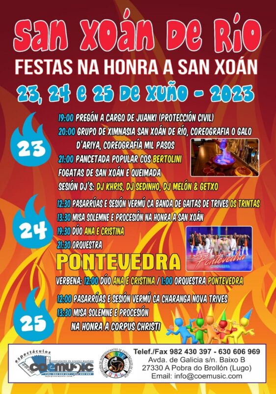 Festas en San Xoán de Río