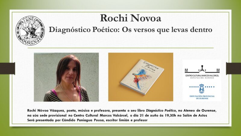Rochi Novoa presenta o seu libro no Ateneo de Ourense