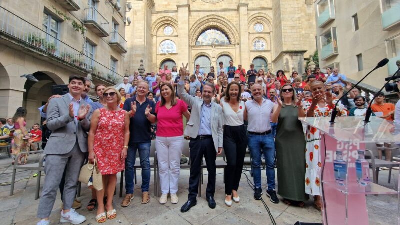 Abel Caballero apoia o peche de campaña en Ourense