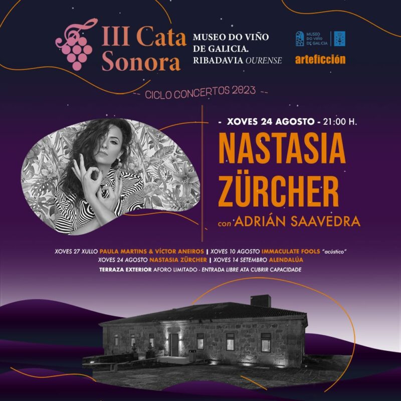 Nastasia Zürcher actuará na Cata Sonora