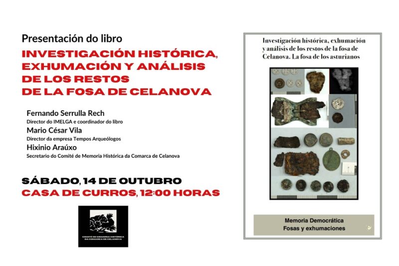 Presentan un libro de investigación sobre la fosa de Celanova