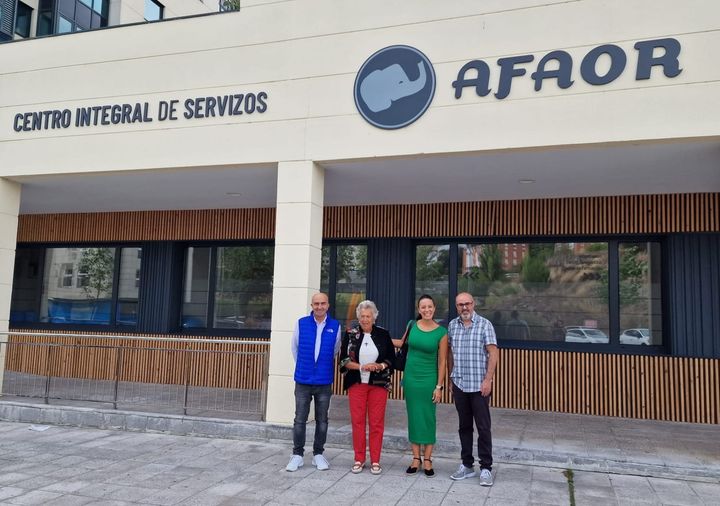 Ana Fernández visitó la sede de AFAOR