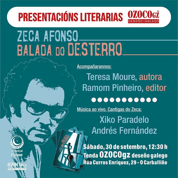 Presenta un libro sobre a vida de Zeca Afonso