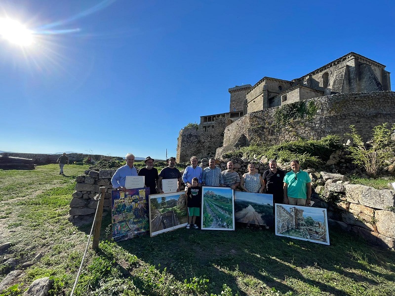 Manuel Carballeira gana el Concurso de pintura rápida de Monterrei