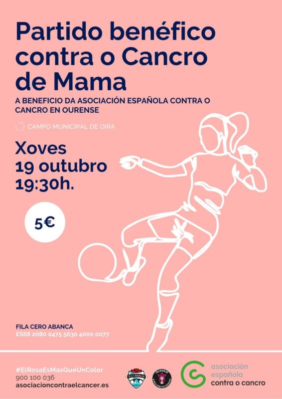 Unión sen fisuras ante o partido contra o Cancro de Mama