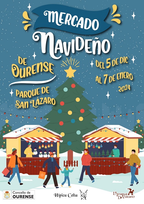 Mercado de Nadal en Ourense 2023