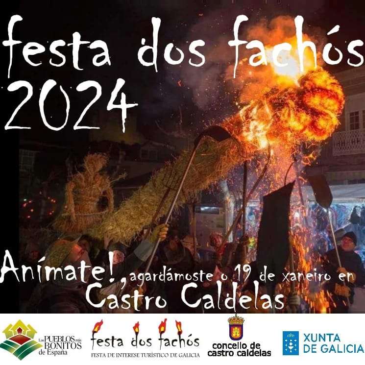 Festa dos Fachós en Castro Caldelas