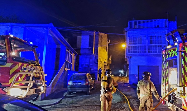Explosión e incendio en la calle Marquesa