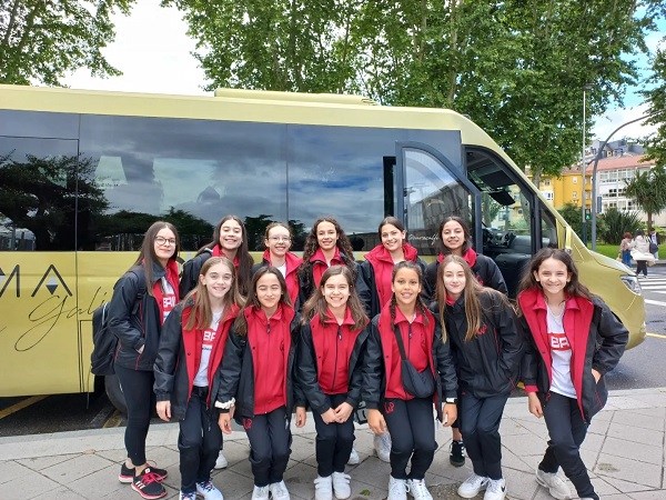 Catro conxuntos do Ximnasia Pavillón competiron en Santander