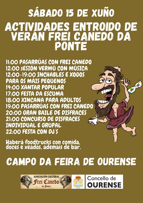 Programa do Entroido de Verán de Frei Canedo