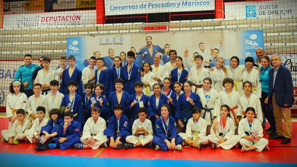 39 medallas para los judokas ourensanos en XogaJudo 2024