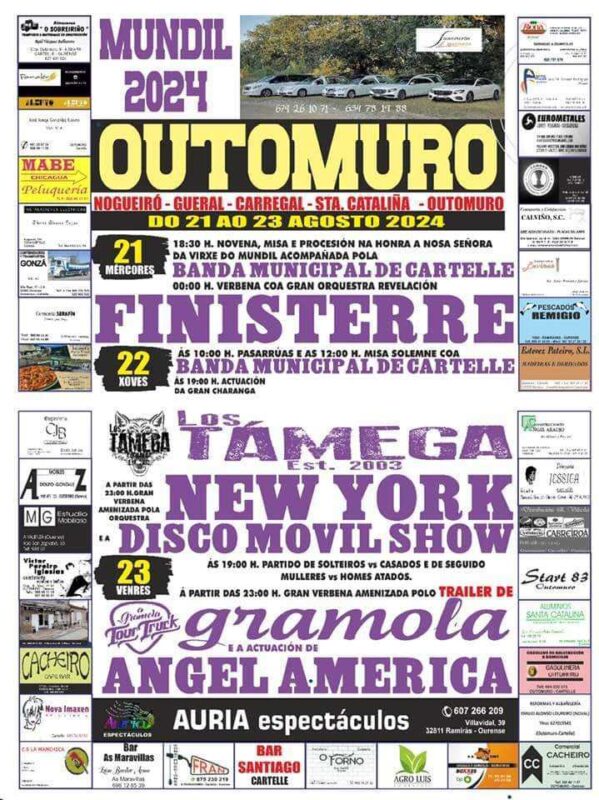 Festas de Outomuro 2024 en Cartelle