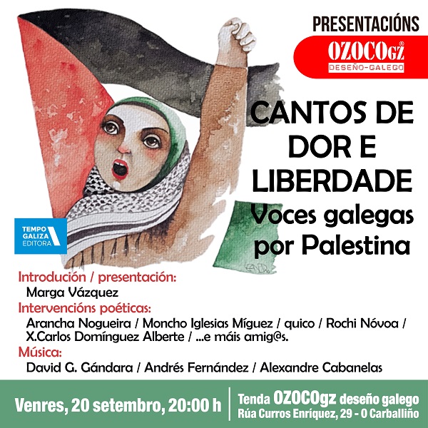 Presentación dun libro solidario co pobo palestino