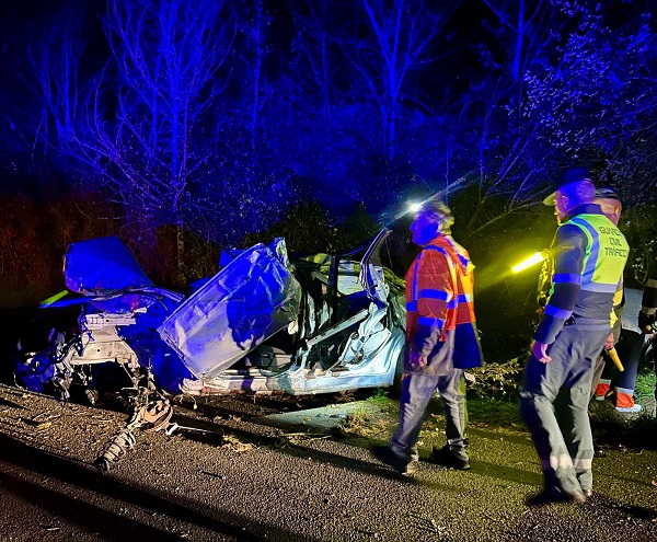 Accidente de tráfico mortal en Maside