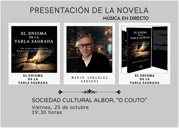 Mario González presenta su novela en Albor