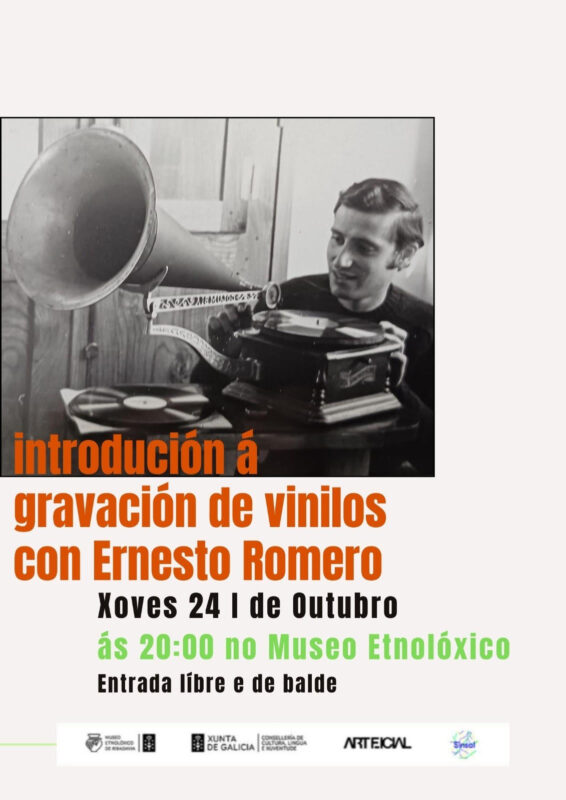 Ernesto Romero mostrará como gravar vinilos