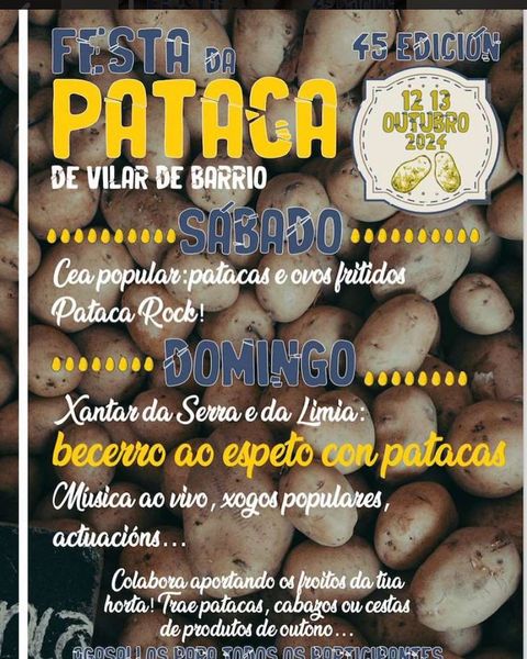 Vilar de Barrio celebra a Festa da Pataca