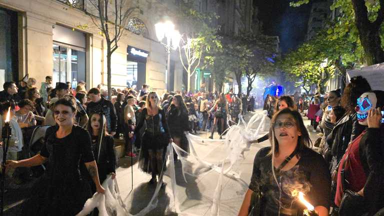 Éxito total de Halloween en Ourense