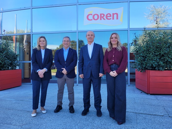 Luis Menor visita las instalaciones de Coren