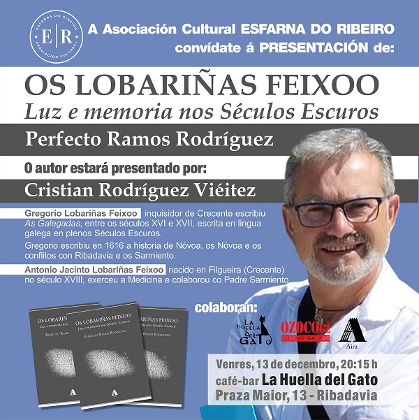 Perfecto Ramos presenta o seu libro "Os lobariñas Feixoo"