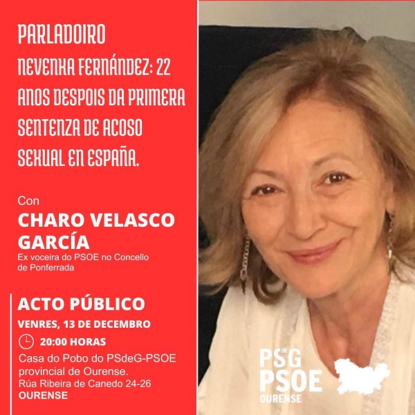 Charo Velasco participa nun novo parladoiro