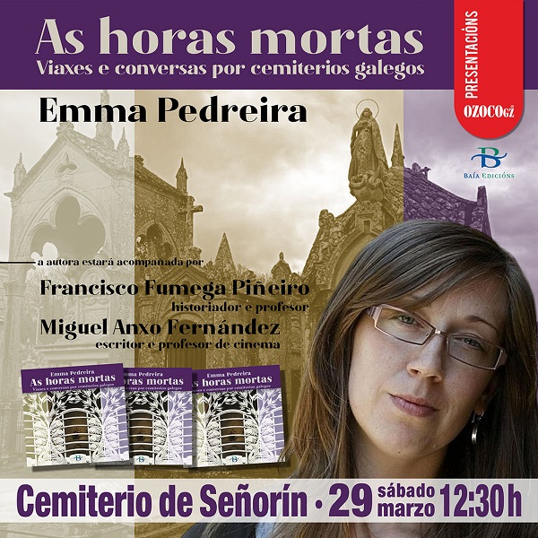 Presentación de "As horas mortas" no Cemiterio de Señorín