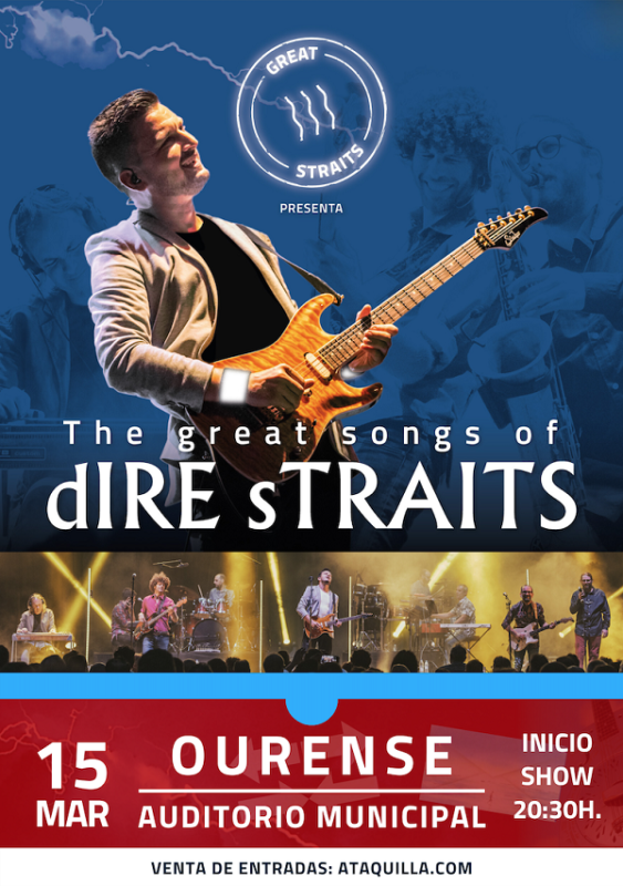 GREAT STRAITS lleva su tributo a Dire Straits a Ourense